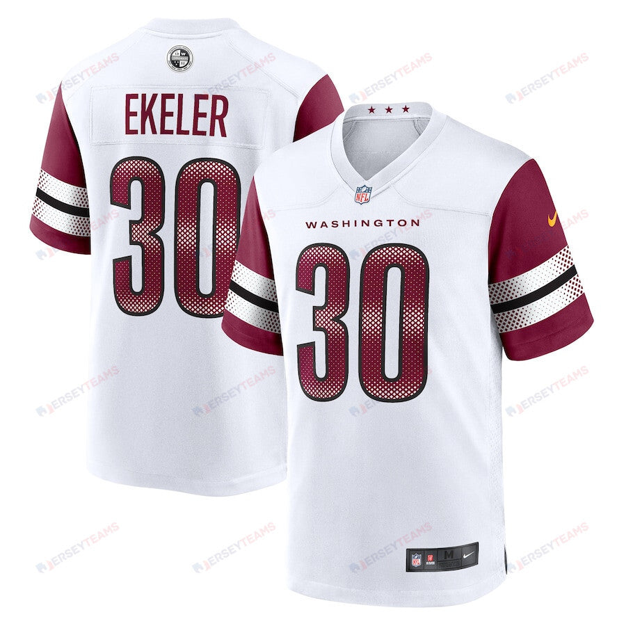 Austin Ekeler 30 Washington Commanders Game Men Jersey - White