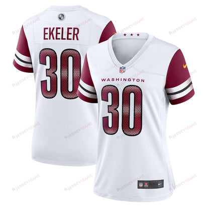 Austin Ekeler 30 Washington Commanders Women's Game Jersey - White