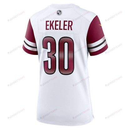 Austin Ekeler 30 Washington Commanders Women's Game Jersey - White
