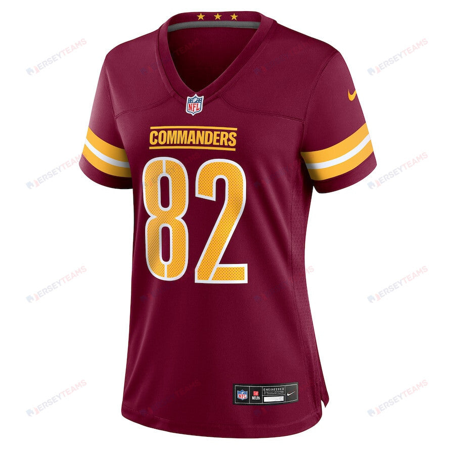 Ben Sinnott 82 Washington Commanders Women's Game Jersey - Burgundy