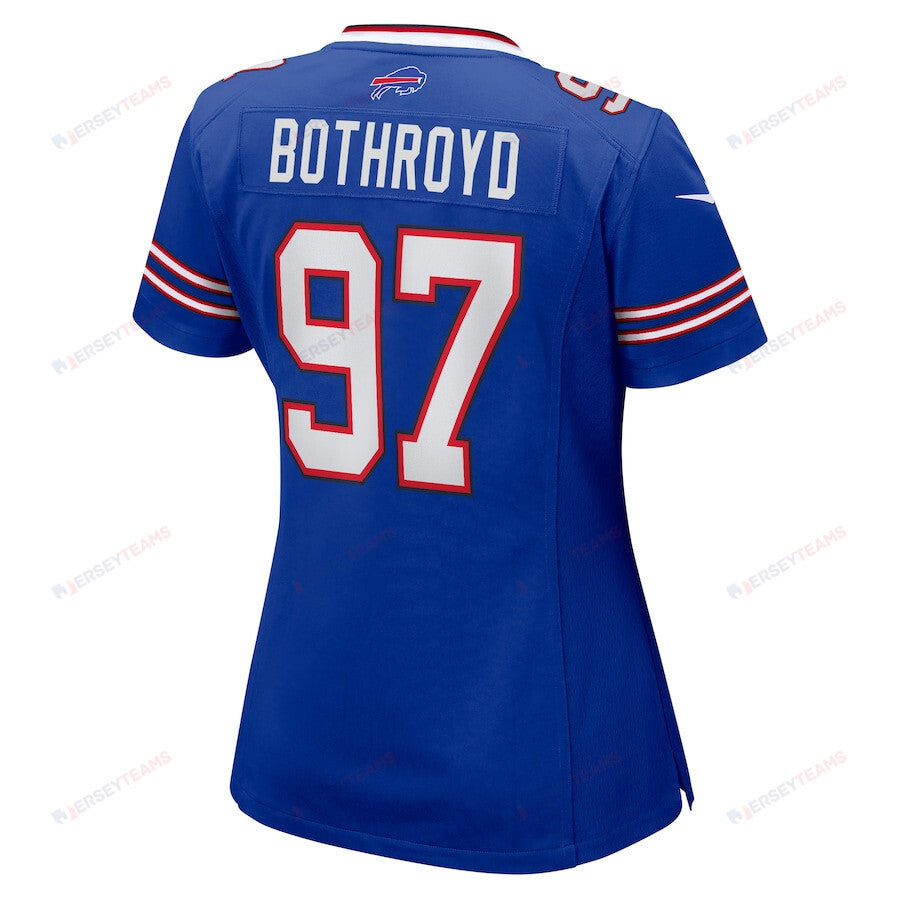Rondell Bothroyd 97 Buffalo Bills Women's Game Jersey - Royal
