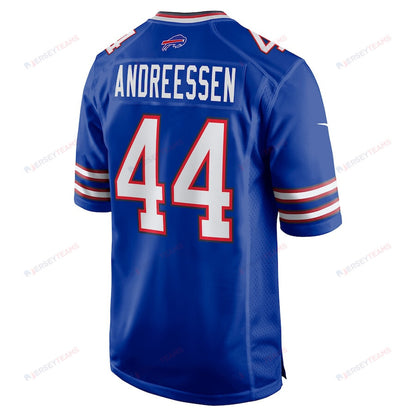 Joe Andreessen 44 Buffalo Bills Game Men Jersey - Royal