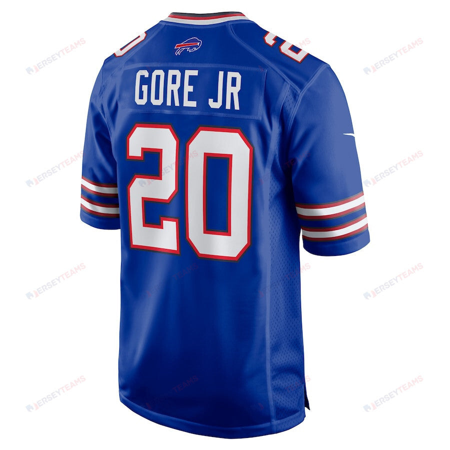 Frank Gore Jr. 20 Buffalo Bills Game Men Jersey - Royal