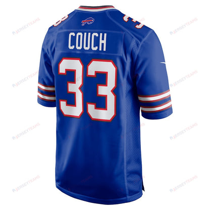 Te'Cory Couch 33 Buffalo Bills Game Men Jersey - Royal