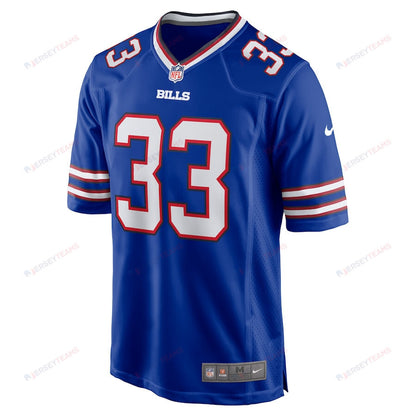 Te'Cory Couch 33 Buffalo Bills Game Men Jersey - Royal