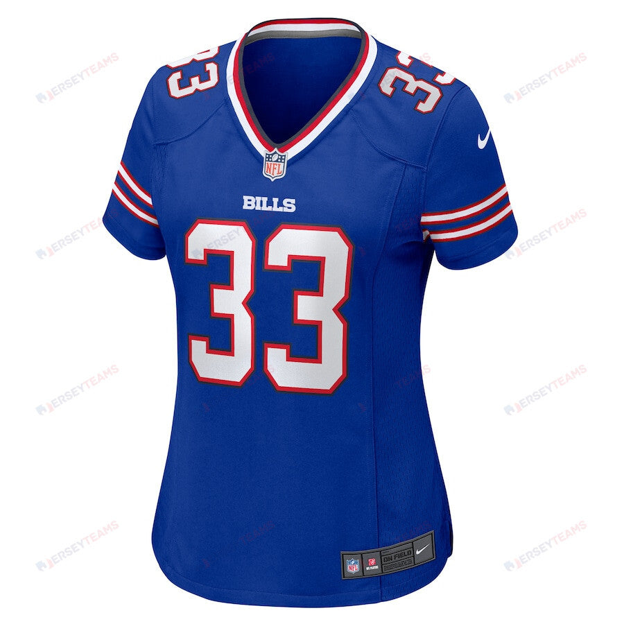 Te'Cory Couch 33 Buffalo Bills Women's Game Jersey - Royal