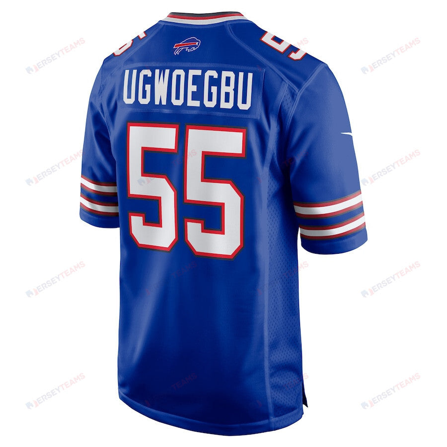 David Ugwoegbu 55 Buffalo Bills Game Men Jersey - Royal