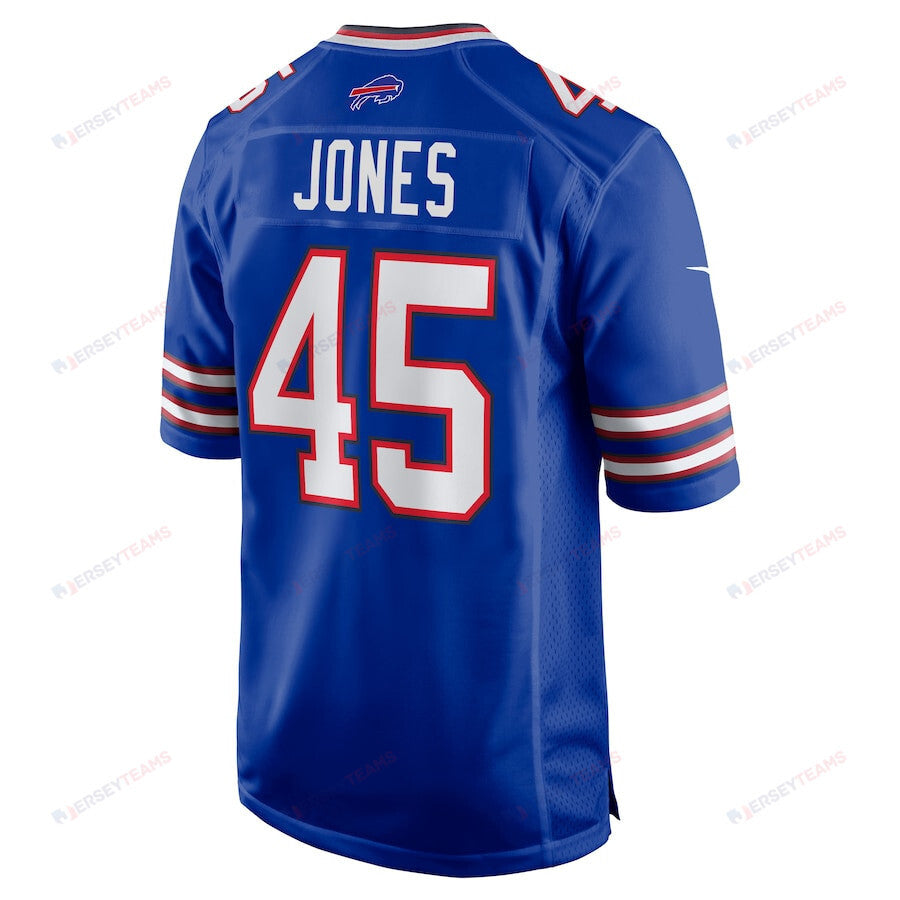 Deion Jones 45 Buffalo Bills Game Men Jersey - Royal