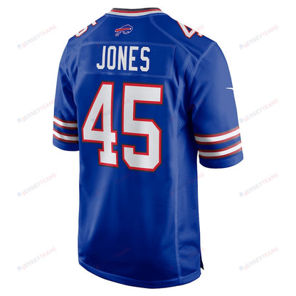 Deion Jones 45 Buffalo Bills Game Men Jersey - Royal