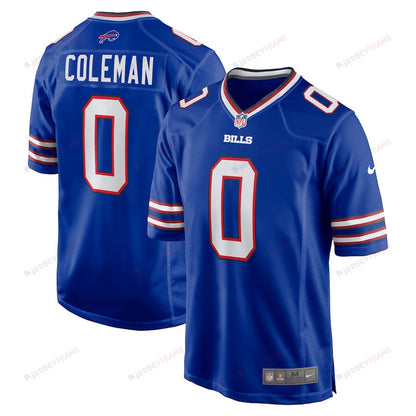 Keon Coleman 0 Buffalo Bills Game Men Jersey - Royal