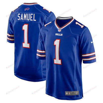 Curtis Samuel 1 Buffalo Bills Game Men Jersey - Royal