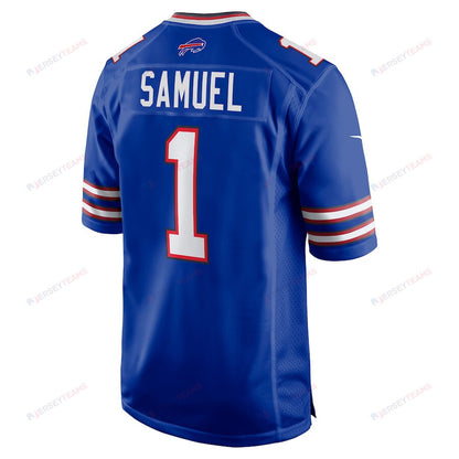 Curtis Samuel 1 Buffalo Bills Game Men Jersey - Royal