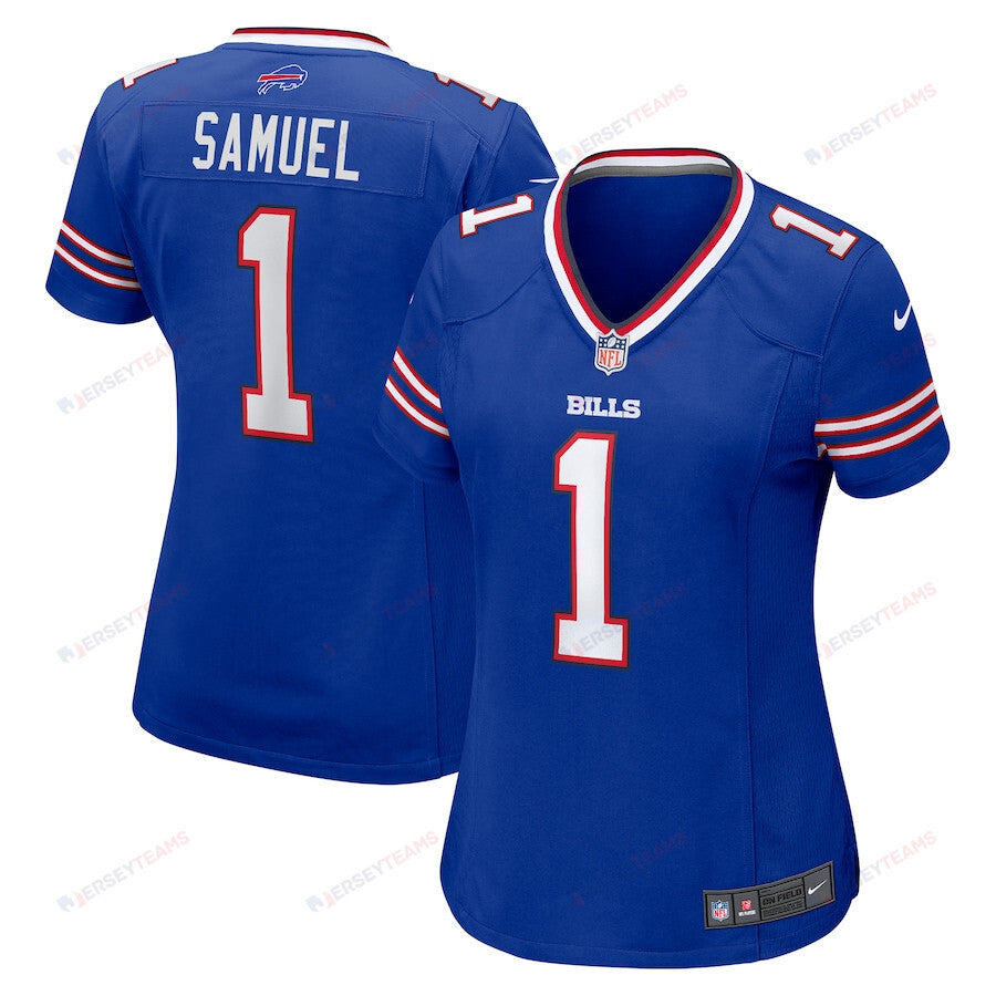 Curtis Samuel 1 Buffalo Bills Women's Game Jersey - Royal
