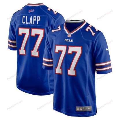 Will Clapp 77 Buffalo Bills Game Men Jersey - Royal