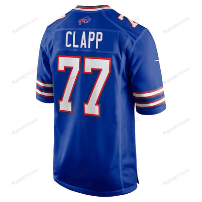 Will Clapp 77 Buffalo Bills Game Men Jersey - Royal