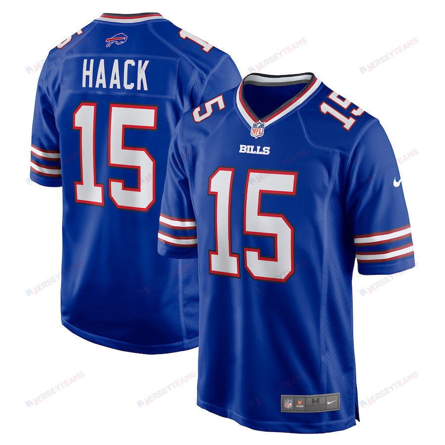 Matt Haack 15 Buffalo Bills Game Men Jersey - Royal