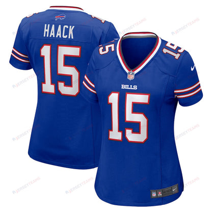 Matt Haack 15 Buffalo Bills Women's Game Jersey - Royal