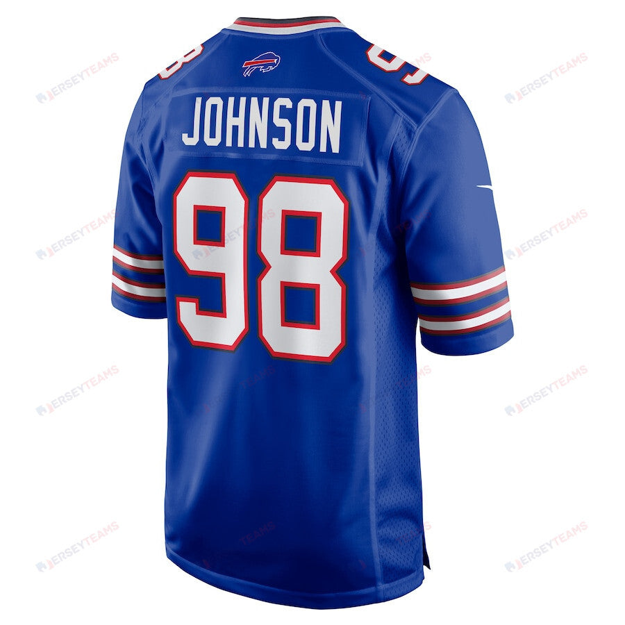 Austin Johnson 98 Buffalo Bills Game Men Jersey - Royal