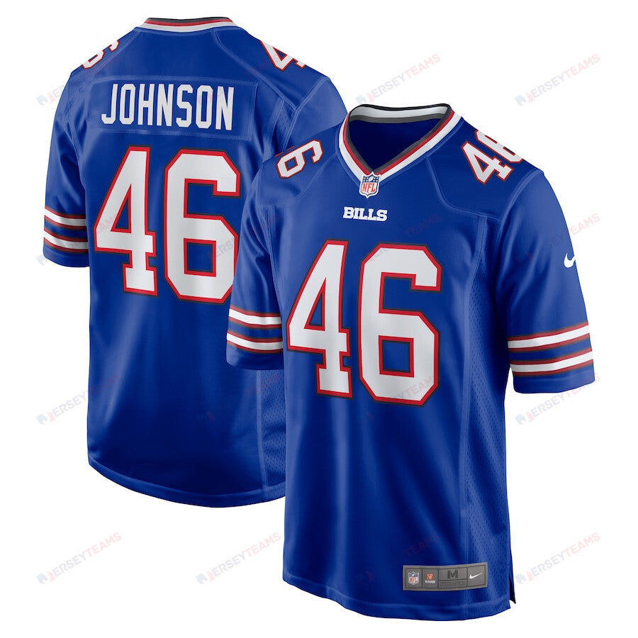 Jaquan Johnson 46 Buffalo Bills Game Jersey - Royal