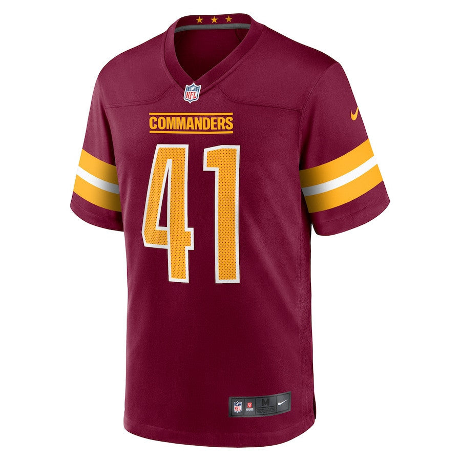 Colson Yankoff 41 Washington Commanders Game Men Jersey - Burgundy
