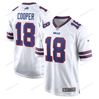 Amari Cooper 18 Buffalo Bills Game Men Jersey - White