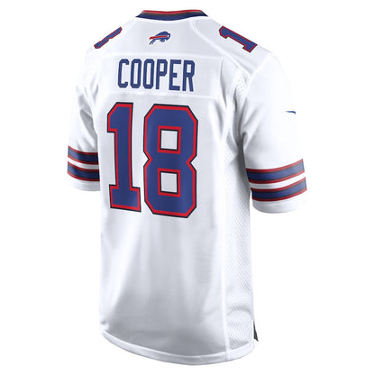 Amari Cooper 18 Buffalo Bills Game Men Jersey - White