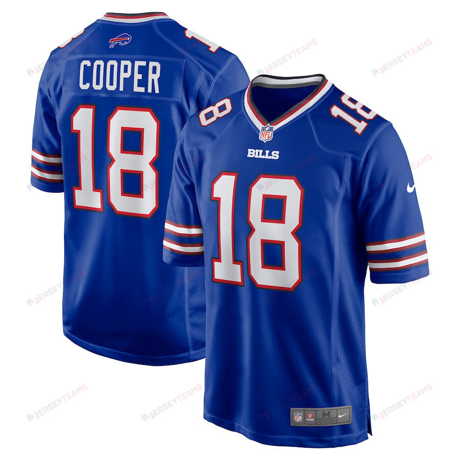 Amari Cooper 18 Buffalo Bills Game Men Jersey - Royal