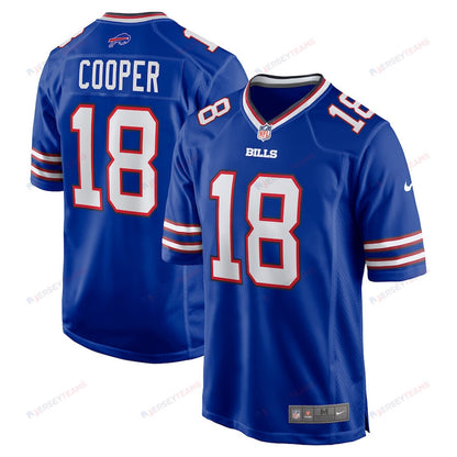 Amari Cooper 18 Buffalo Bills Game Men Jersey - Royal
