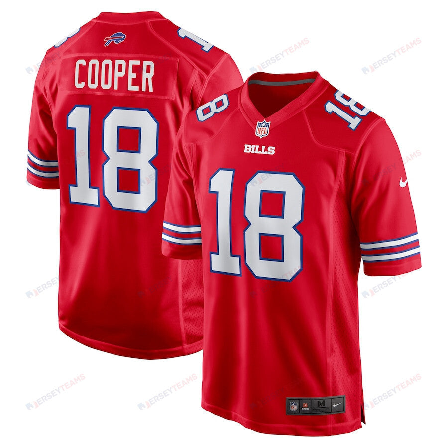 Amari Cooper 18 Buffalo Bills 2nd Alternate Game Men Jersey - Red
