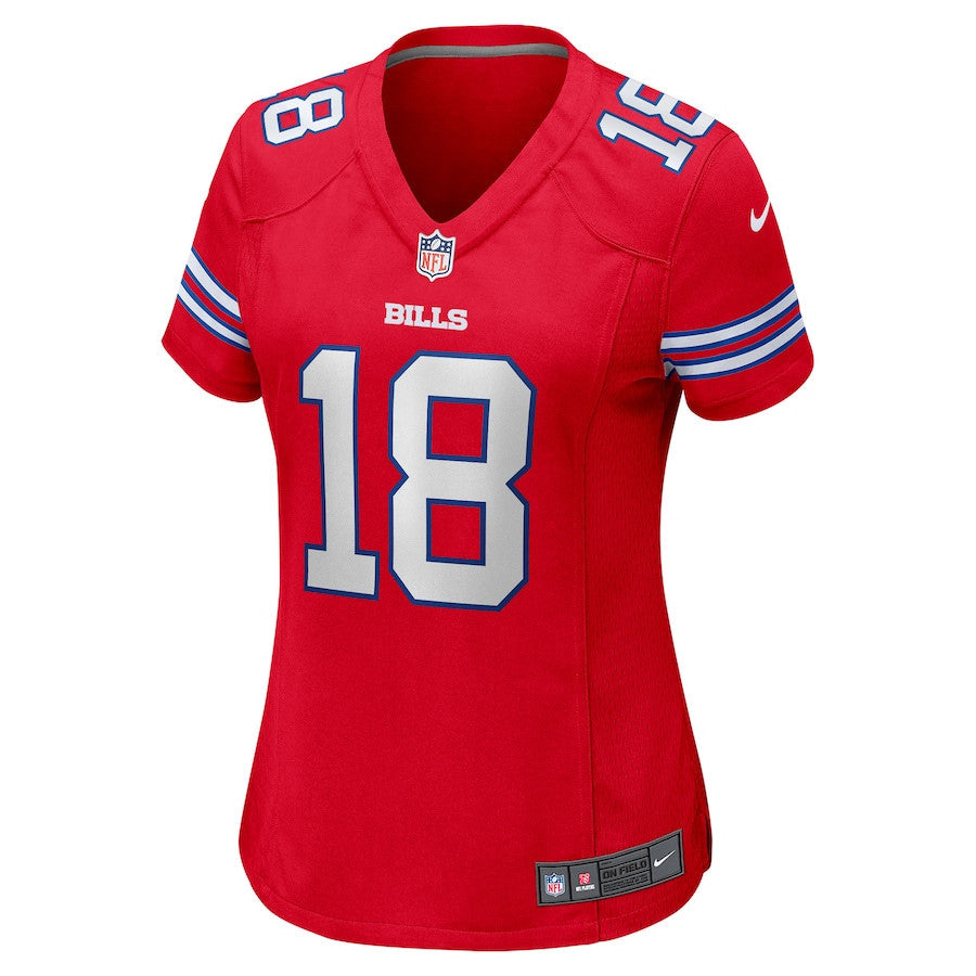 Amari Cooper 18 Buffalo Bills Women's 2nd Alternate Game Jersey - Red