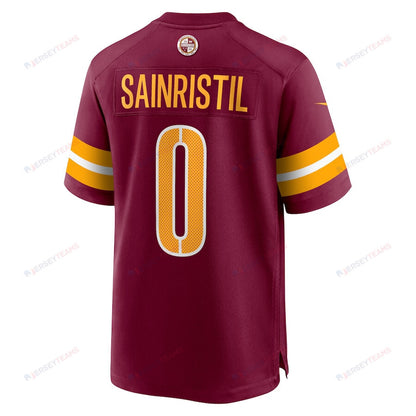 Mike Sainristil 0 Washington Commanders Game Men Jersey - Burgundy