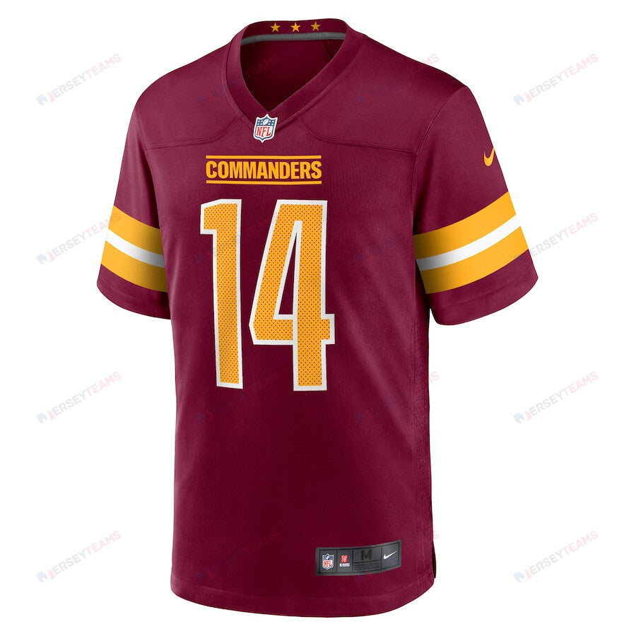 Olamide Zaccheaus 14 Washington Commanders Game Men Jersey - Burgundy