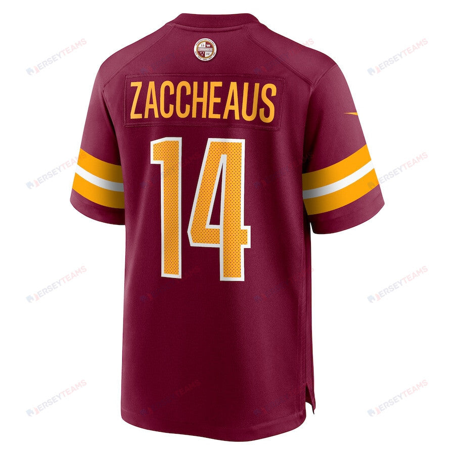 Olamide Zaccheaus 14 Washington Commanders Game Men Jersey - Burgundy