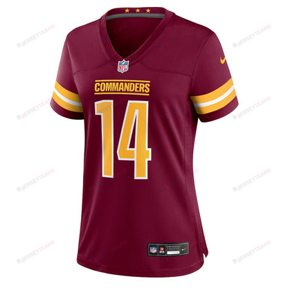 Olamide Zaccheaus 14 Washington Commanders Women's Game Jersey - Burgundy