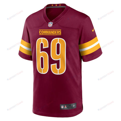 Tyler Ott 69 Washington Commanders Game Men Jersey - Burgundy