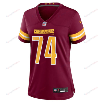 Brandon Coleman 74 Washington Commanders Women's Game Jersey - Burgundy