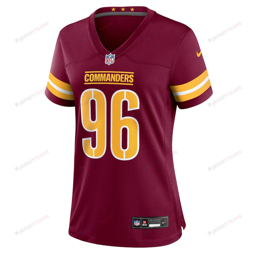 Norell Pollard 96 Washington Commanders Women's Game Jersey - Burgundy