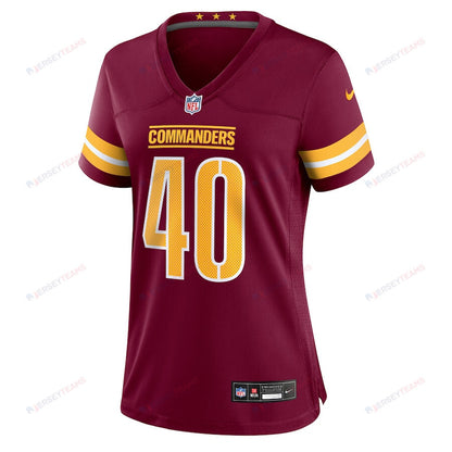 Tyler Owens 40 Washington Commanders Women's Game Jersey - Burgundy