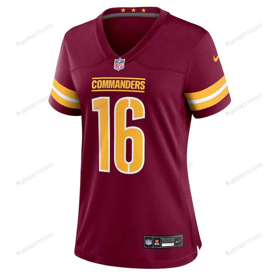 Jeff Driskel 16 Washington Commanders Women's Game Jersey - Burgundy