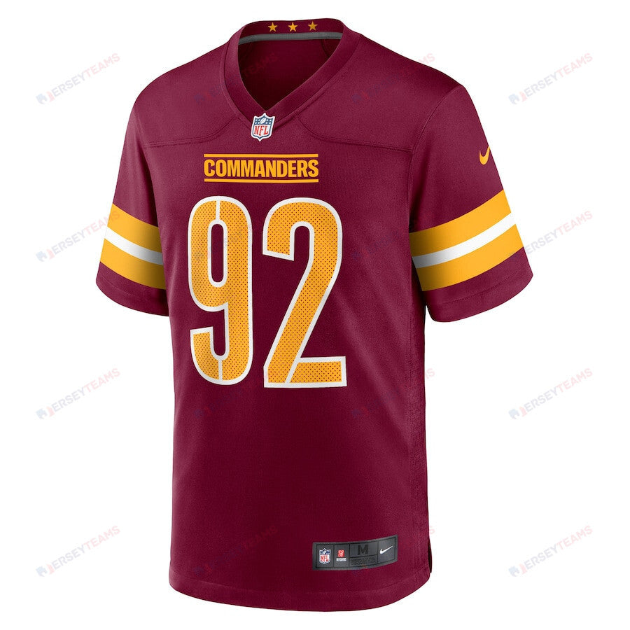 Dorance Armstrong 92 Washington Commanders Game Men Jersey - Burgundy