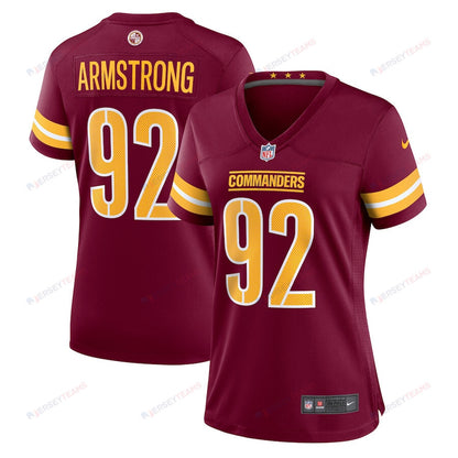 Dorance Armstrong 92 Washington Commanders Women's Game Jersey - Burgundy