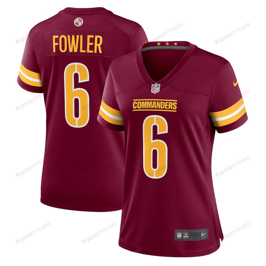 Dante Fowler Jr. 6 Washington Commanders Women's Game Jersey - Burgundy