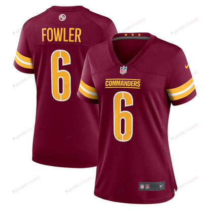 Dante Fowler Jr. 6 Washington Commanders Women's Game Jersey - Burgundy