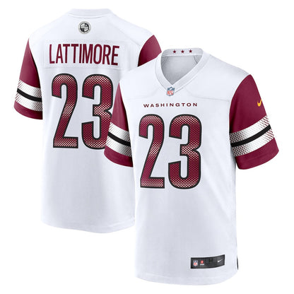 Marshon Lattimore 23 Washington Commanders Game Men Jersey - White