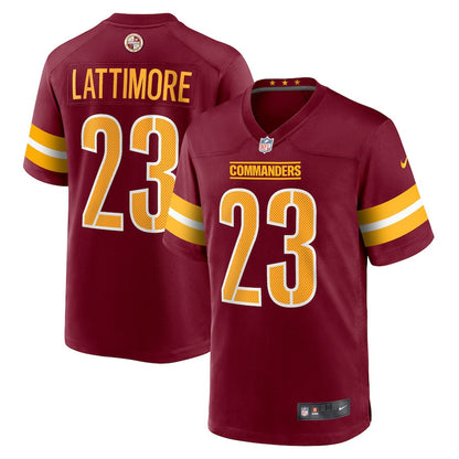 Marshon Lattimore 23 Washington Commanders Game Men Jersey - Burgundy