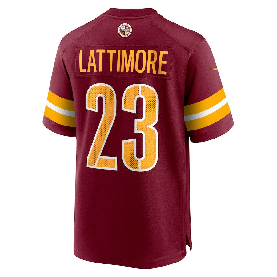 Marshon Lattimore 23 Washington Commanders Game Men Jersey - Burgundy