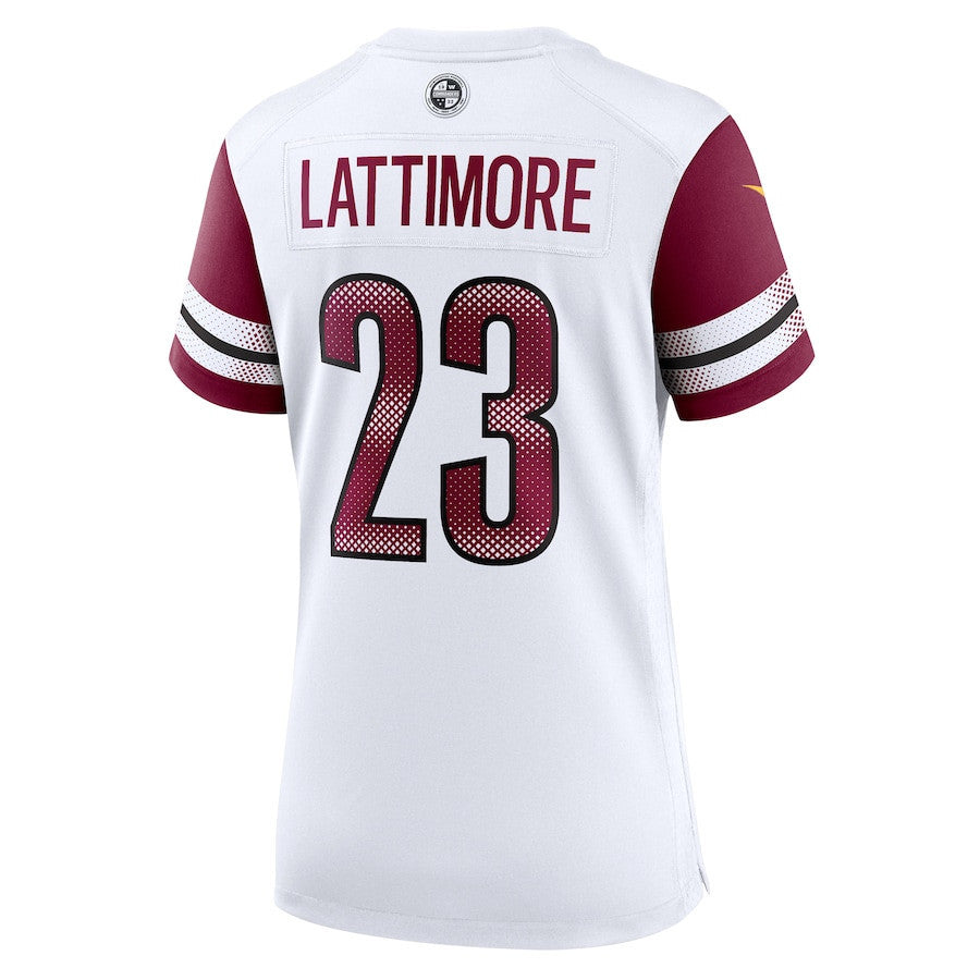 Marshon Lattimore 23 Washington Commanders Women's Game Jersey - White