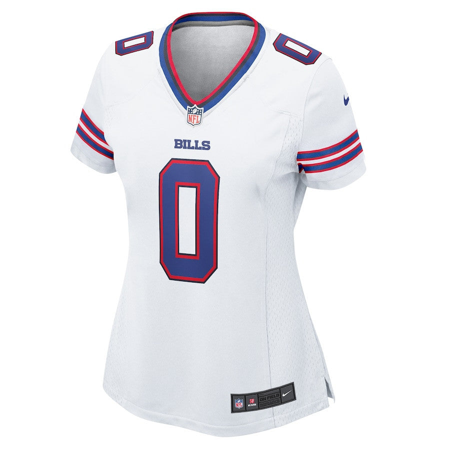 Keon Coleman 0 Buffalo Bills Women's Game Jersey - White