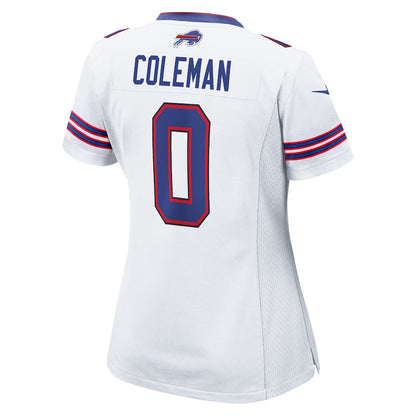 Keon Coleman 0 Buffalo Bills Women's Game Jersey - White