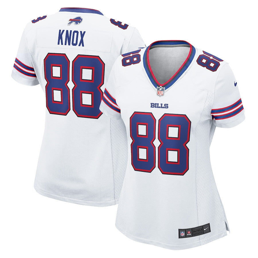 Dawson Knox 88 Buffalo Bills Women's Game Jersey - White